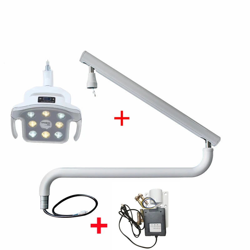 lampe moderne blanc fixée tringle corps base métal
