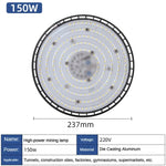 lampe led industrielle 200w noir moderne certification vde ul rohs ccc cqc