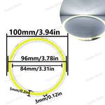 plaque led circulaire concentrique 2w 4w 6w 8w 10w 12w blanc jaune gris moderne