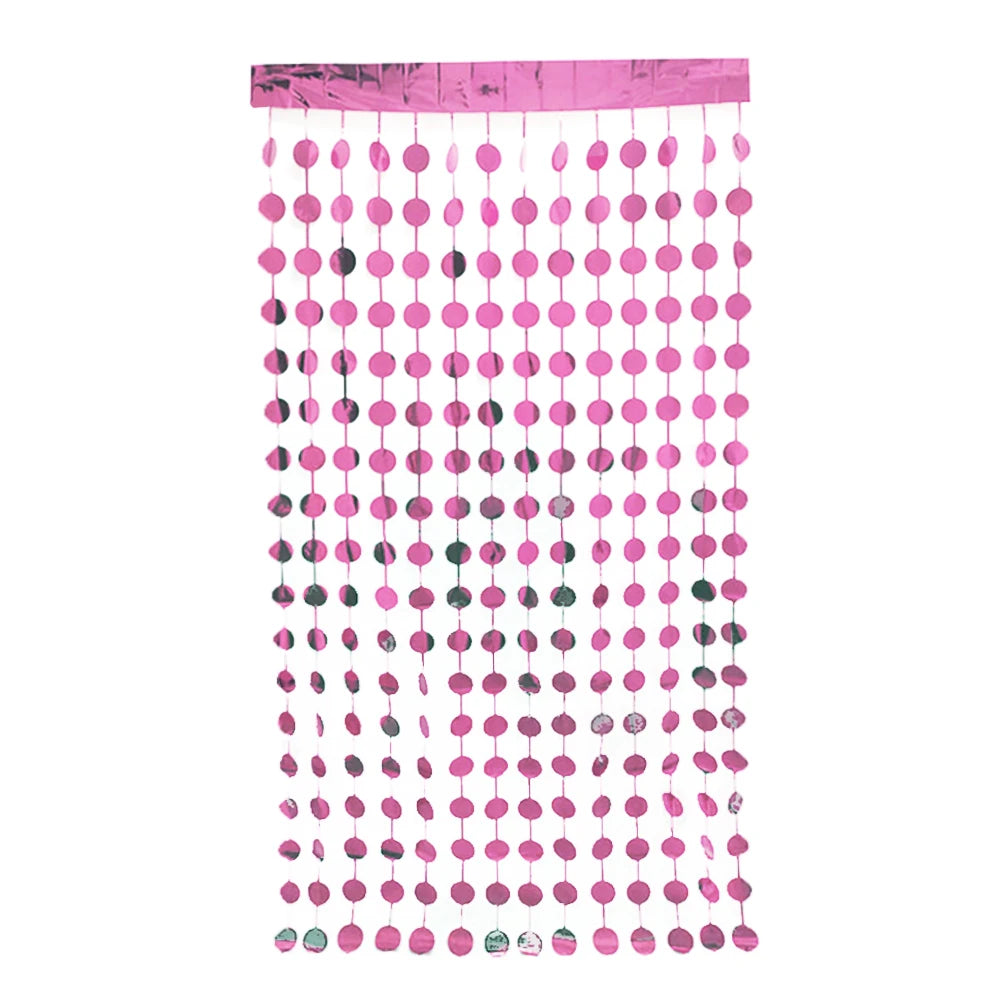 rideau rose doré occasion fête anniversaire mariage moderne opalescent 1m2m