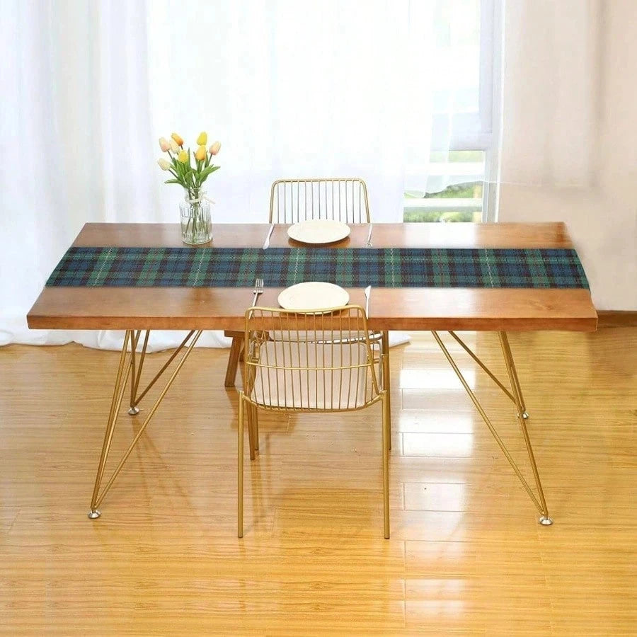nappe tartan bleu rouge intérieur rustique décoration noël halloween automne Thanksgiving mariage