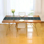 nappe tartan bleu rouge intérieur rustique décoration noël halloween automne Thanksgiving mariage