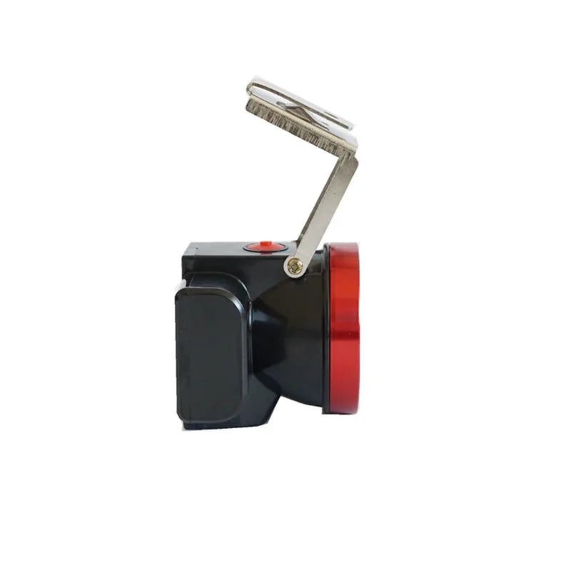 lampe frontale led super lumineuse étanche noir rouge ip67 clips chargeur ceinture