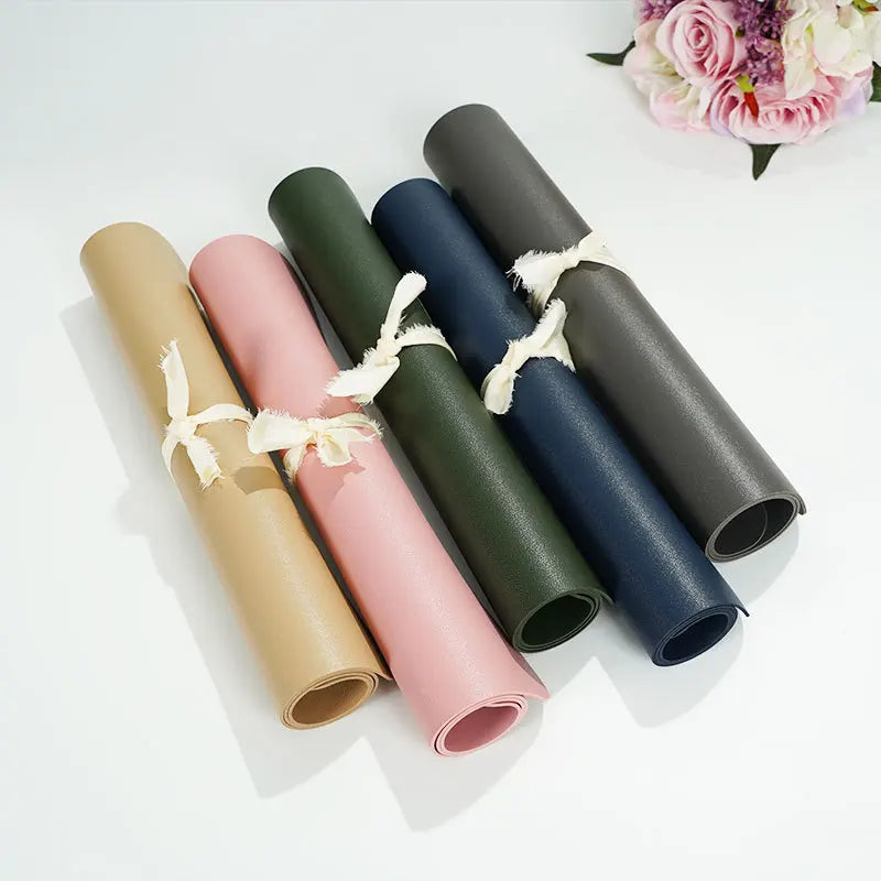 tapis table moderne couleur bleu rouge vert beige rose uni respectueux environnement 43x30cm