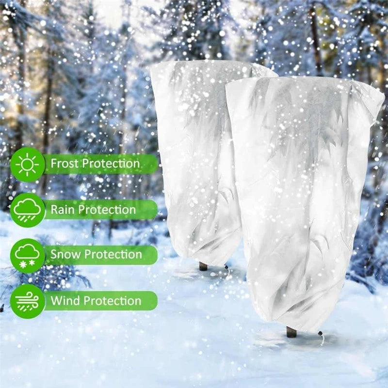 voile hivernage plante tissu non tissé housse protection jardin pot extérieur anti gel blanc
