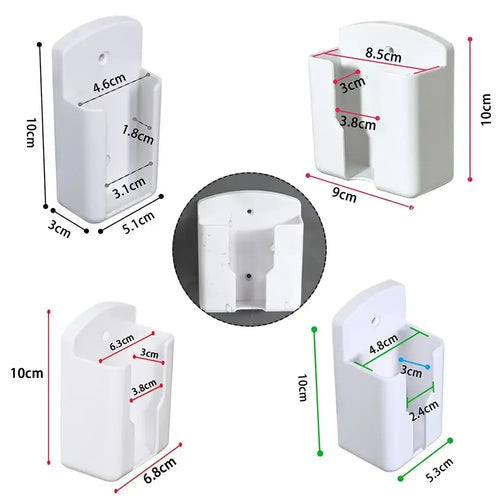 porte clés mural adhésif blanc moderne boîte rangement plat lisse small medium large thin