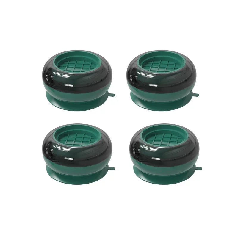 supports machine laver anti vibration antidérapants adhésifs modernes noir vert grille ventilation