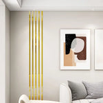 ruban décoratif adhésif acrylique noir effet miroir 3d bande cadre moderne mur intérieur