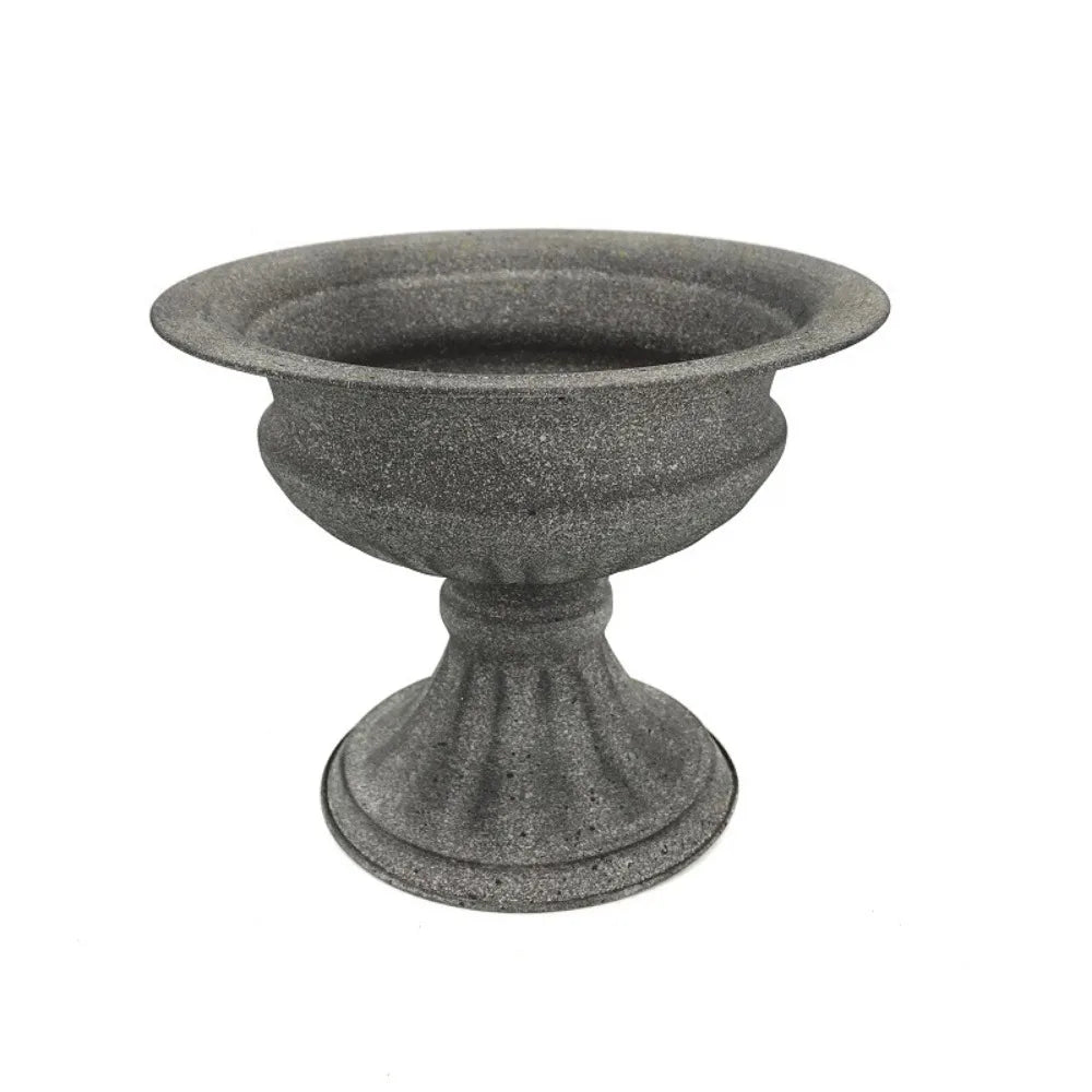 vases fleurs or blanc relief métal classique décoration table rond élégants large