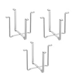 organiseur cuisine support sac poubelle acier inoxydable moderne minimaliste évier restes alimentaires transparent