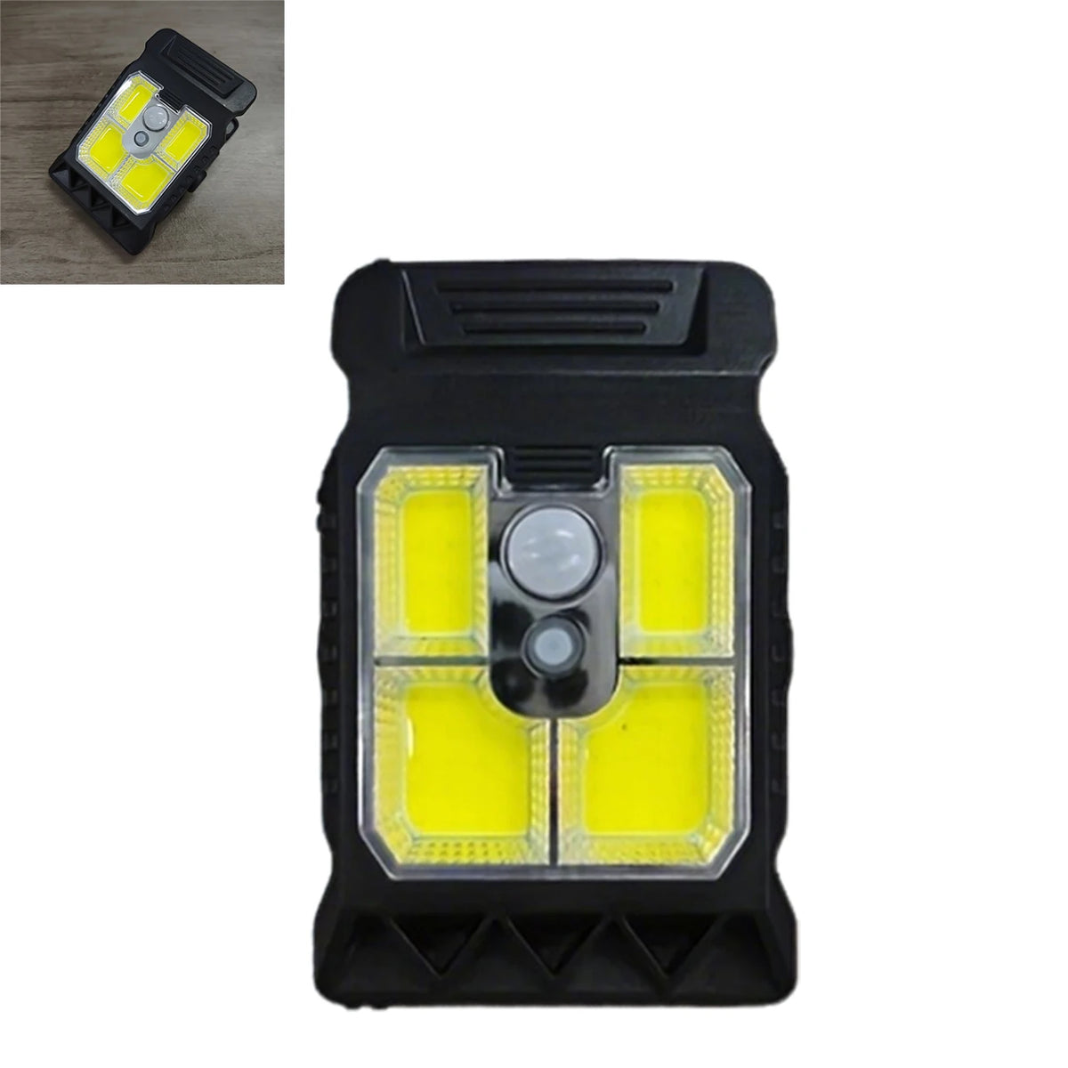 lampe solaire led étanche détecteur mouvement clipser moderne extérieure patio jardin camping ip65 abs