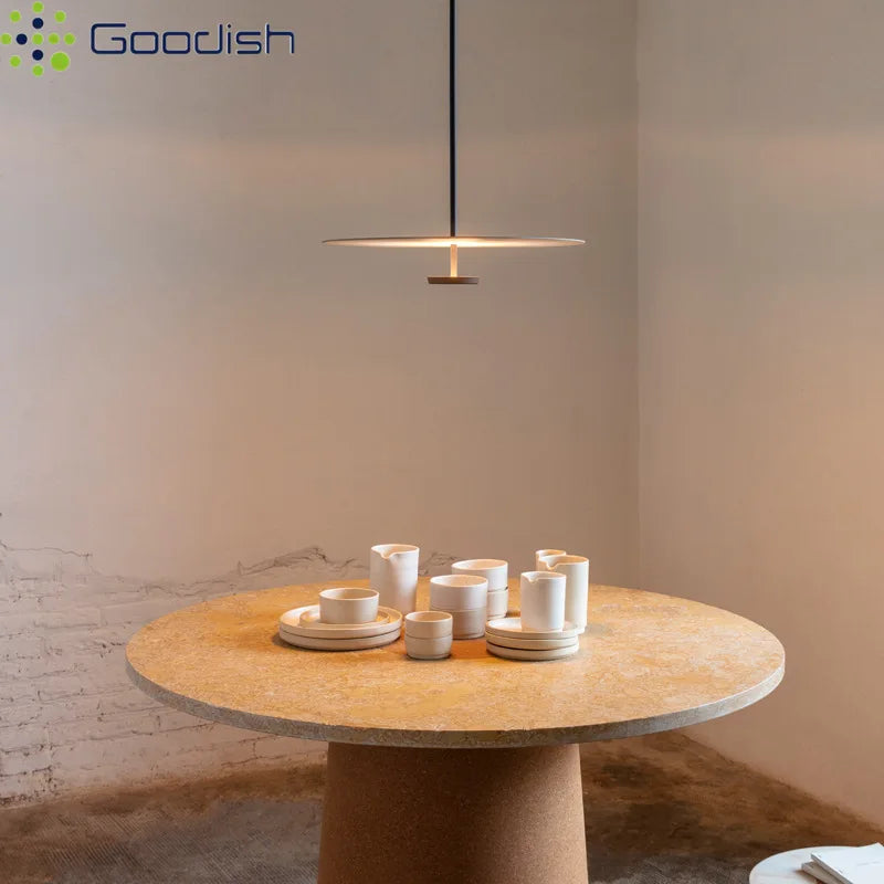 suspension lumineuse moderne noir doré câble suspendu lumière neutre tricolore chaude blanche chambre restaurant