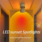 Spot lumineux LED moderne surface monté nuit lumière blanc gradation couleurs sunset chambre