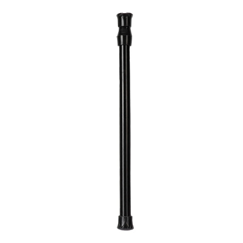 rideau tige acier noir moderne 55 90cm anneaux suspension chambre bain