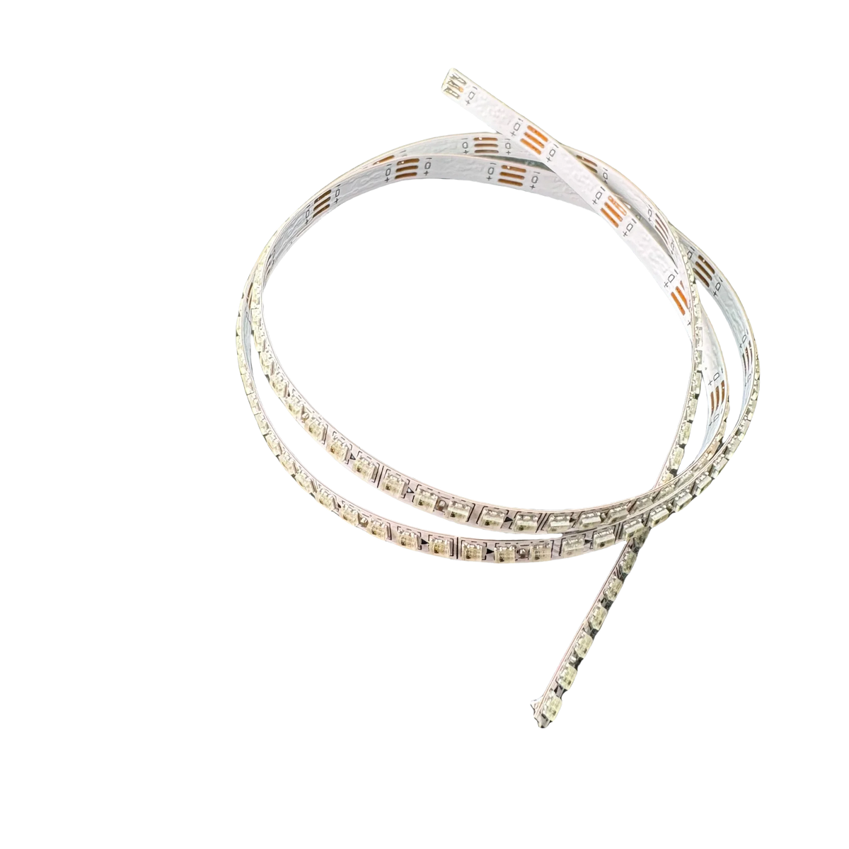 ruban led blanc 4mm large 300 diodes rgb addressable connecteur deux broches moderne 10w