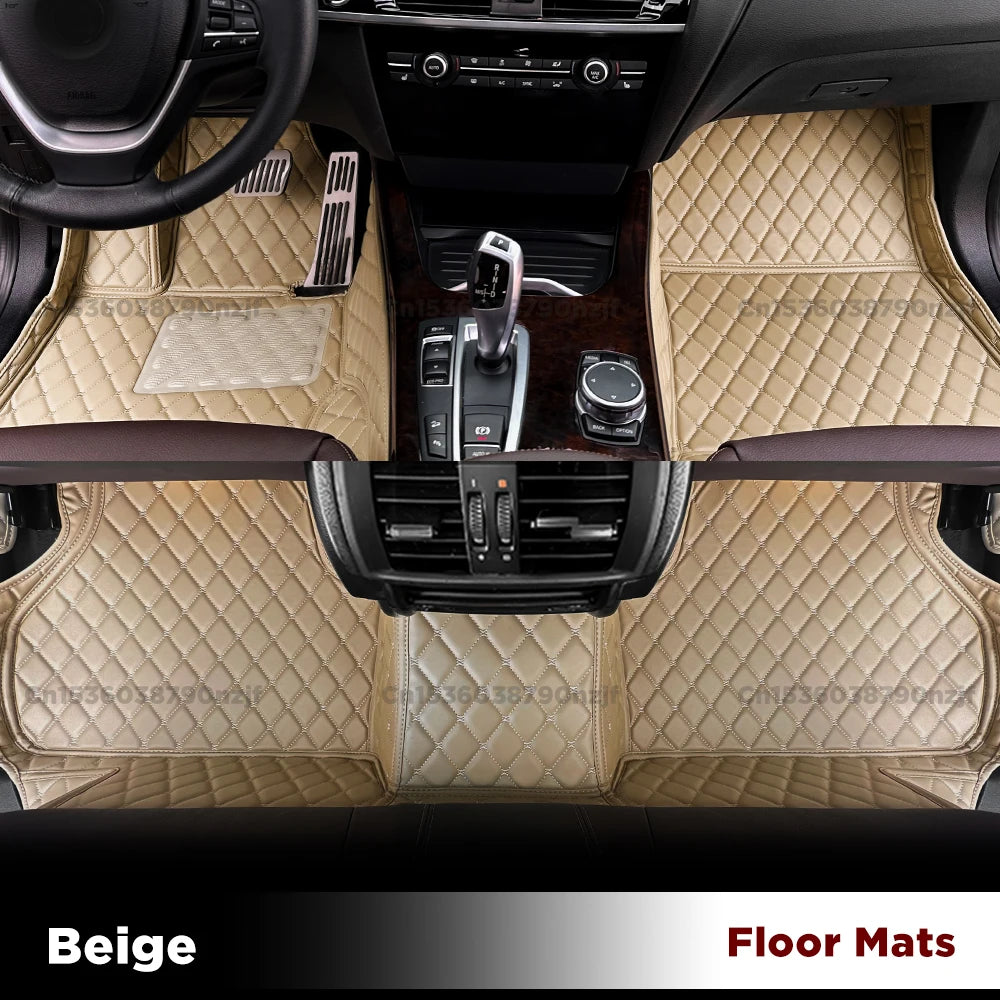 tapis sol coffre cuir mercedes benz ml w164 2008 2011 luxe noir
