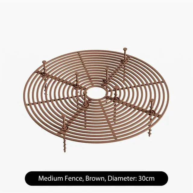 protecteur sol plante marron clair grille moderne pot fleur 19cm 30cm