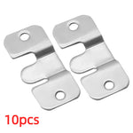 supports muraux argentés modernes tableaux miroirs acier inoxydable utilisation multiple 35mm 19mm