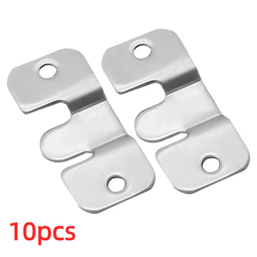supports muraux argentés modernes tableaux miroirs acier inoxydable utilisation multiple 35mm 19mm
