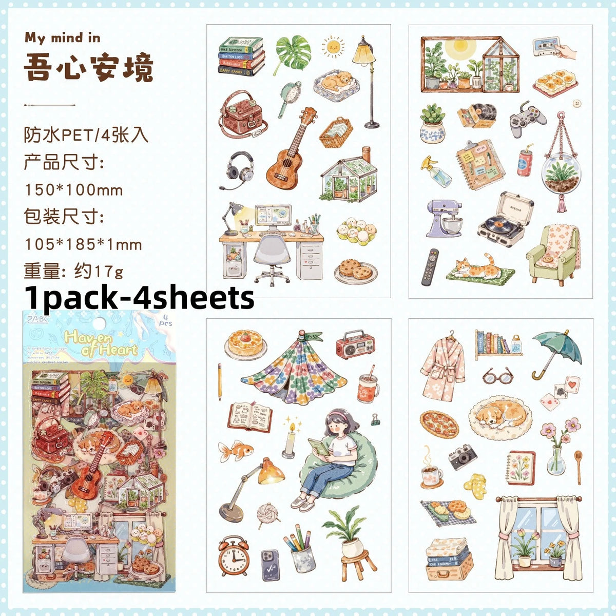 sticker mignon multicolore animaux fruits fleurs pique nique détails illustré clips boisscrição automática aqui