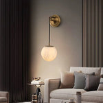 lampe murale moderne or noir marbre led cuisine chambre salon