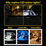 ampoules led voiture subaru wrx sti 2400 lumens blanc bleu cristal modernes 10 pièces