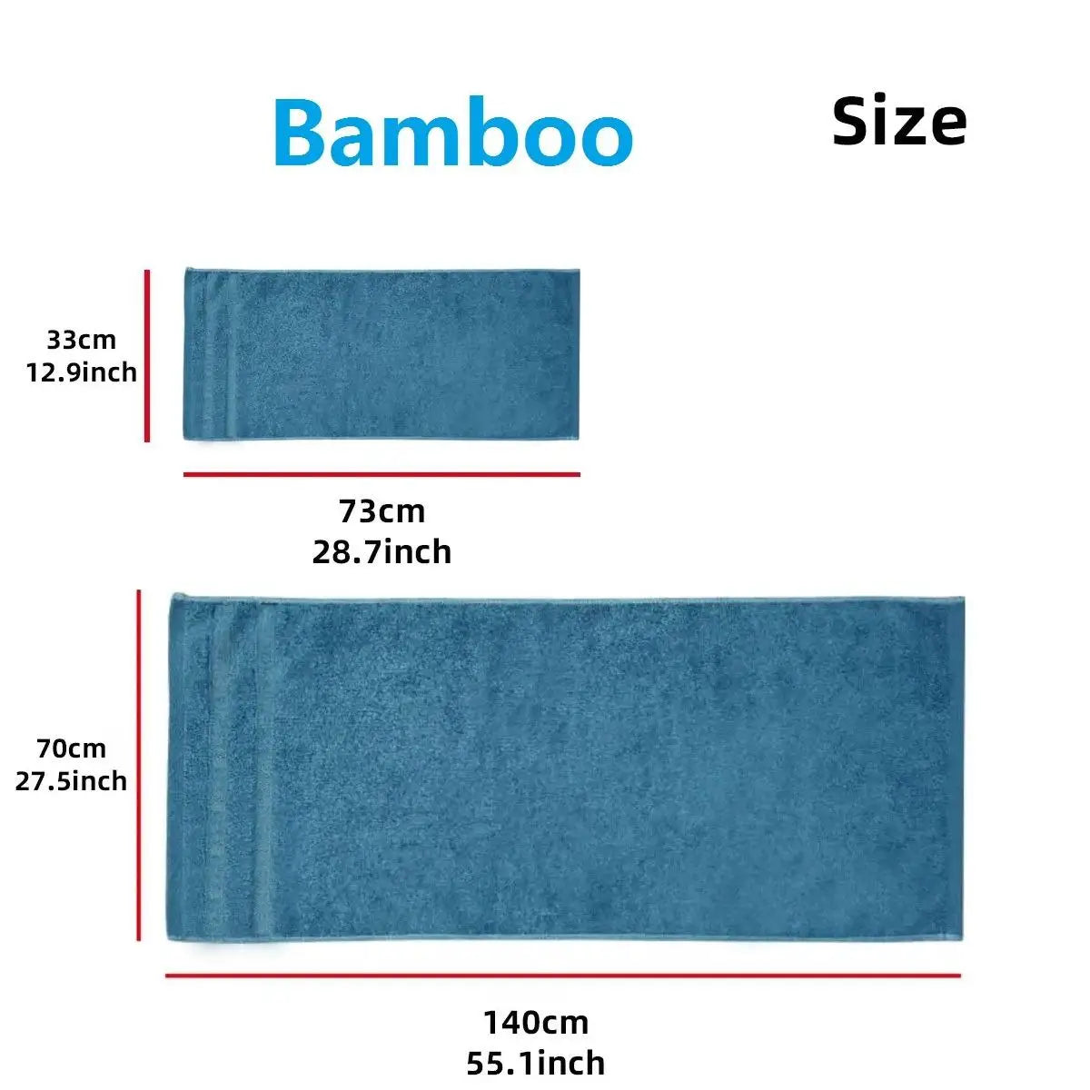 serviettes faciales absorbantes fibres bambou bleu violet beige rayures horizontales moderne