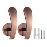 boucle ruban rideau moderne vis fixation noir or rose gold métal tressé