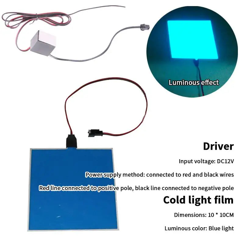 panneau led bleu vert jaune rose rouge adhésif moderne câbles connecteurs flexible opacité mat