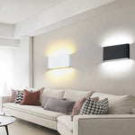 applique murale moderne aluminium gris blanc led étanche ip65 chambre cuisine salle manger