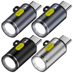 lampe torche rechargeable moderne compact noir gris vert clair adaptateur usb