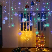 Guirlande lumineuse LED flocon de neige pour Noël - Décoration intérieure et extérieure féerique