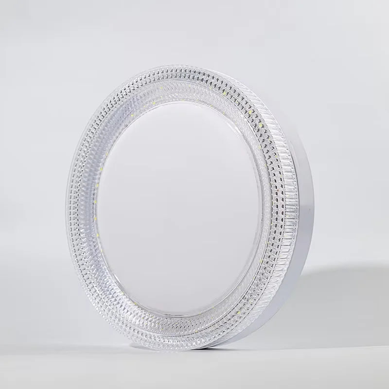 lampe moderne blanc motifs géométriques 48w 36w 24w led 90260v interrupteur tactile