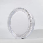 lampe moderne blanc motifs géométriques 48w 36w 24w led 90260v interrupteur tactile