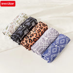 tapis bébé coussin bain gris noir léopard géométrique moderne portable durable