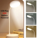 lampe led rechargeable blanc moderne minimaliste interrupteur bouton poussoir port usb piles aa