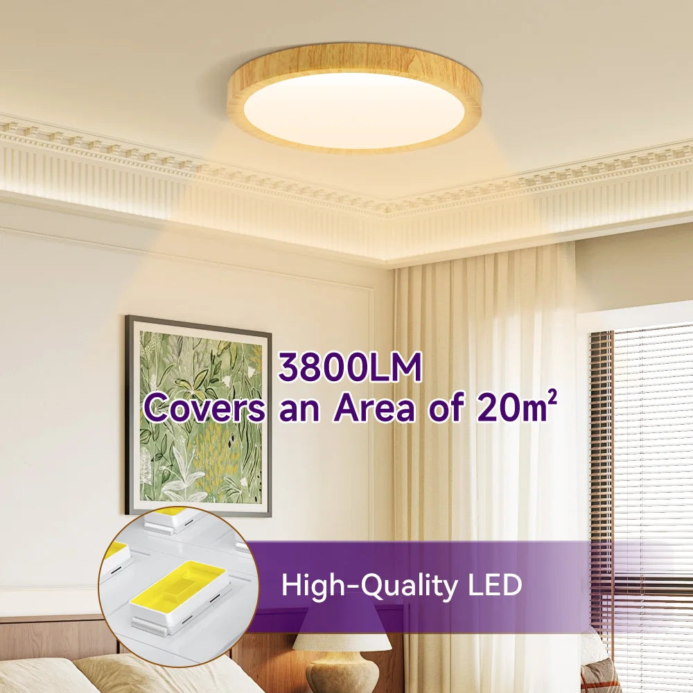 lampe bois grain moderne led 2000 82000 lumens facile toucher interrupteur