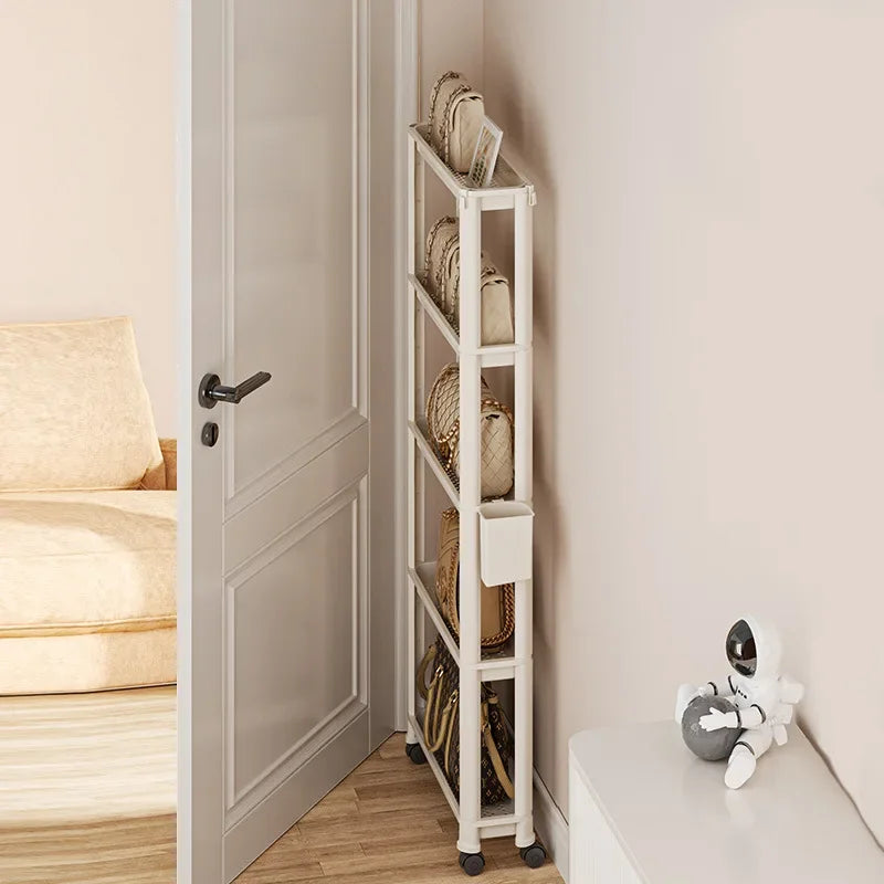 étagère mobile roulettes blanc moderne plateaux lisses suspendus porte chariot multifonctionnelle adjustable almacenamiento