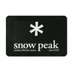 tapis bain blanc logo snow peak moderne imperméable antislip polyester coton knits classic minimaliste