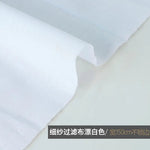 serviettes lingettes toile fine tissu respirant polyester beige clair blanc classique
