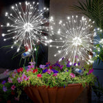 lumière solaire led étoile moderne blanche jardin extérieur decoration ambiancé piedestrail 420led flux lumineux