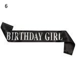 rubans fête anniversaire fille lettres birthday girl rouge violet noir festive