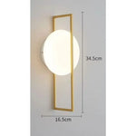 lampe murale moderne minimaliste noir doré éclairage chambre salon entrée étude