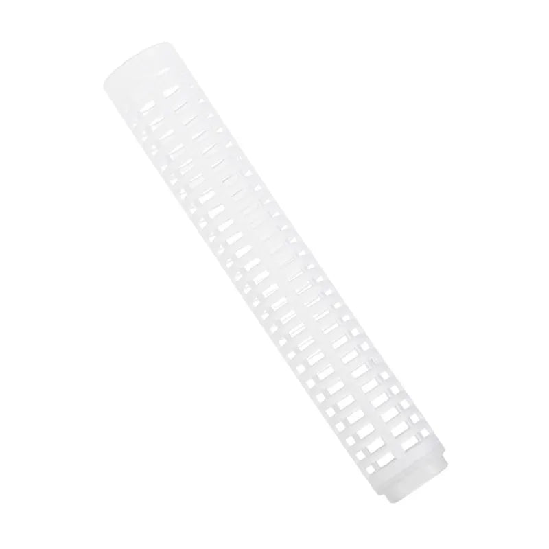 support plante plastique blanc moderne grille mailles régulières insertion sol