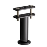 supports lit réglables métal noir moderne vis écrous hauteur variable jusqu'à 31cm