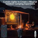 rideau lumineux led multicolore pixel art noel télécommande application mobile