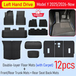 tapis sol voiture noir rayures horizontales moderne tpe antislip intérieur auto rechargeable posable