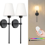 lampe murale moderne or blanc rechargeable abat jour led minimaliste chambre salon entrée