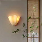 lampe murale décorative fleur blanc crème rouge vert olive led moderne chambre salon