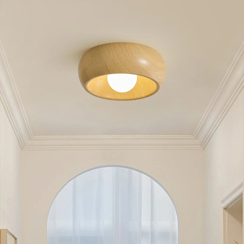 lampe moderne japonais bois naturel lumière led 2000 82000 lumens murale interrupteur bouton